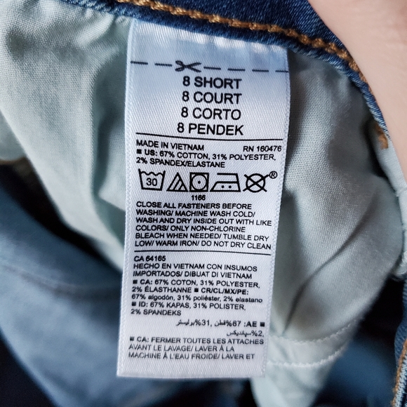 Old Navy Kicker Boot-cut Mid Rise Flare Jeans Size 8 Short - Picture 10 of 13